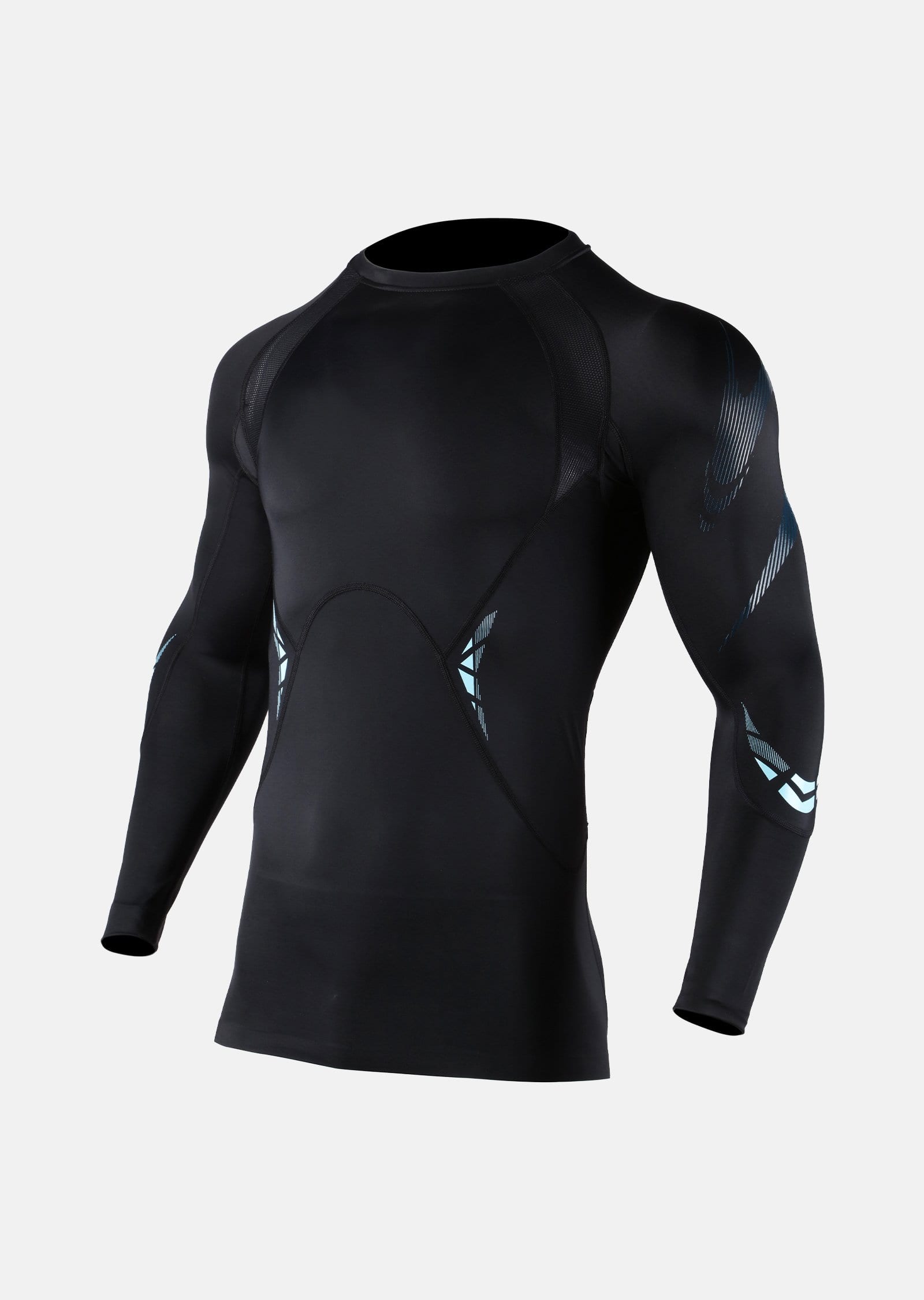 Skins Womens RY400 Compression Long Sleeve Top (Black)